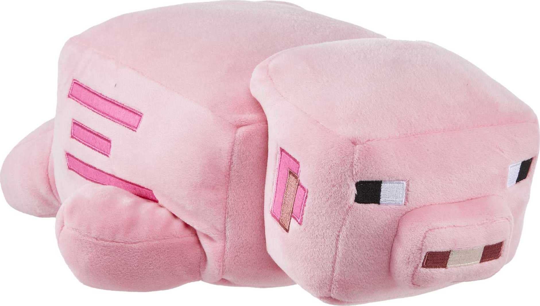 Amazon.com: Mattel Minecraft Plush Pig 12-inch Stuffed Animal